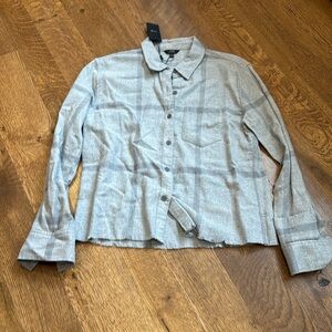 NWT Joe’s Collection Women’s Flannel Grey Size Medium